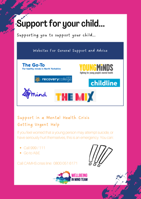 Support for your child 3