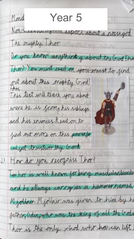 INSET 24 Writing examples best G