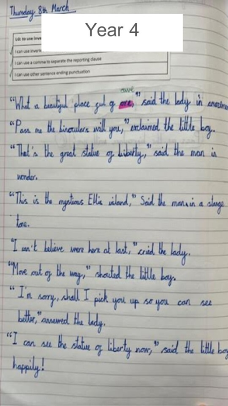 INSET 24 Writing examples best F